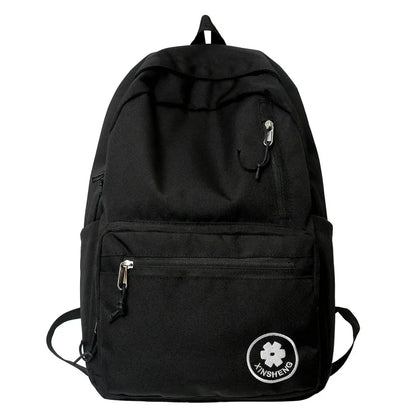 Ladies Pink Book Bag Women Cute Nylon Student Backpack Trendy Cool Female College Laptop Backpack Fashion Kawaii Girl School Bag