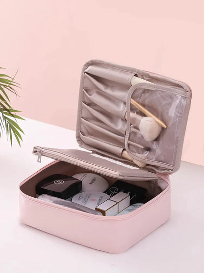 Ladies Portable High Appearance Index Cosmetic Large-capacity Travel Washing Three-dimensional Makeup Storage Bag