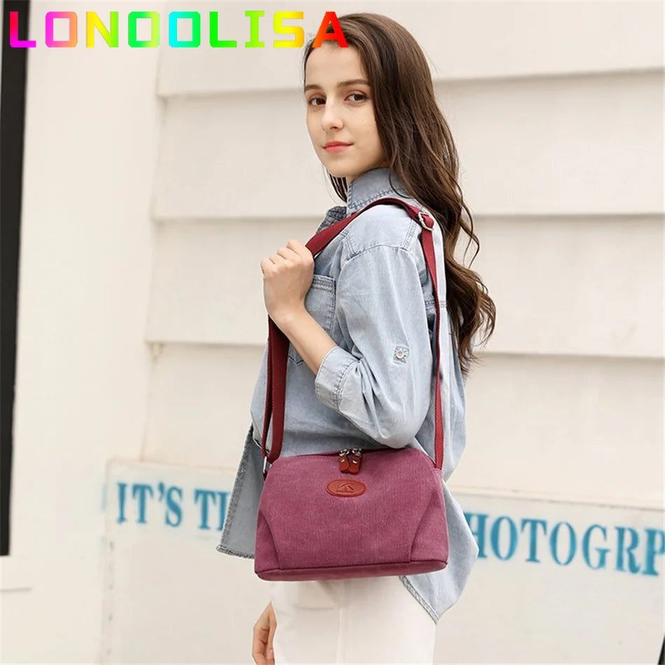 Ladies Purses Crossbody Bags for Women Casual Messenger Bag Shoulder Tote 2024 Women Canvas Handbags Women's Large Handbags