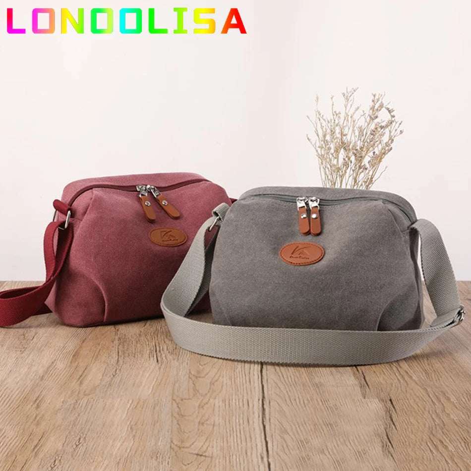Ladies Purses Crossbody Bags for Women Casual Messenger Bag Shoulder Tote 2024 Women Canvas Handbags Women's Large Handbags