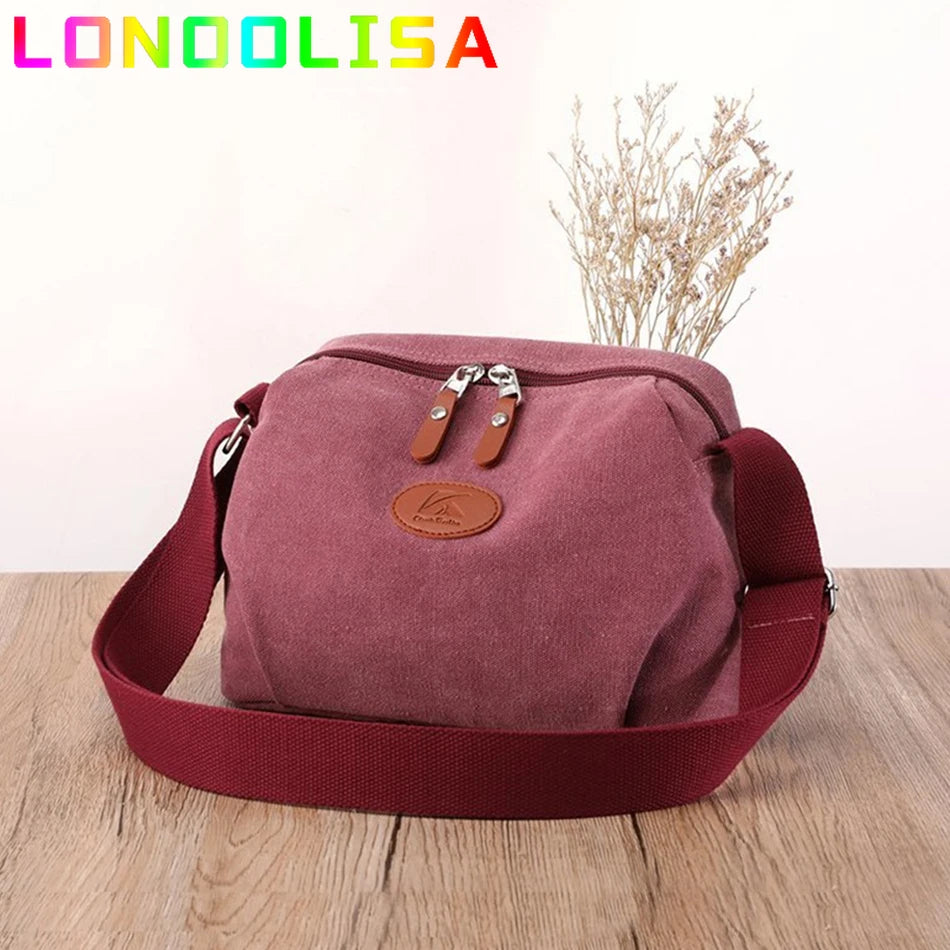Ladies Purses Crossbody Bags for Women Casual Messenger Bag Shoulder Tote 2024 Women Canvas Handbags Women's Large Handbags