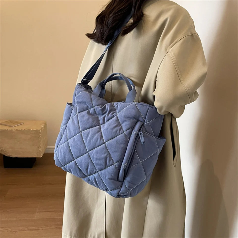 Ladies Versatile Canvas Crossbody Bag Women Fashion Casual Large Capacity Handbags Female High Quality Exquisite Shoulder Bags