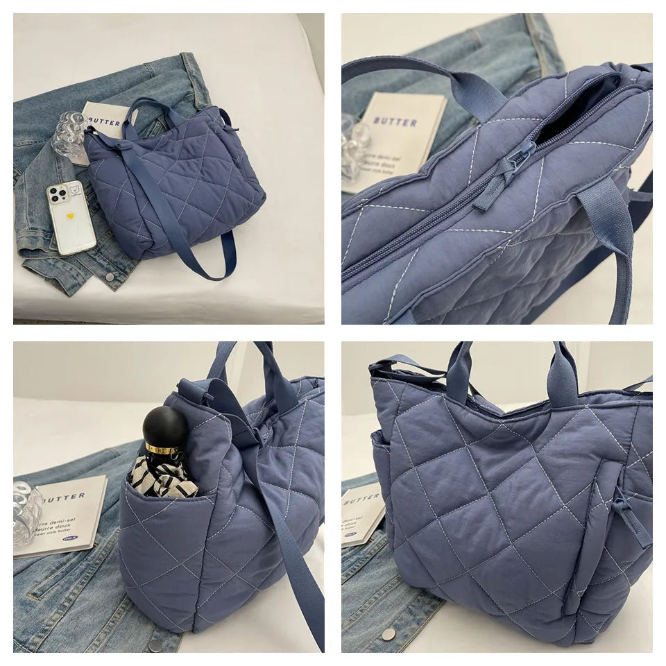 Ladies Versatile Canvas Crossbody Bag Women Fashion Casual Large Capacity Handbags Female High Quality Exquisite Shoulder Bags