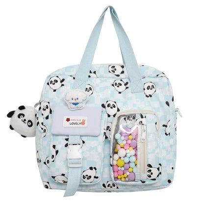 Ladies Waterproof Kawaii Cartoon College Backpack Trendy Women Small School Bag Girl Travel Cute Book Backpack Female Laptop Bag