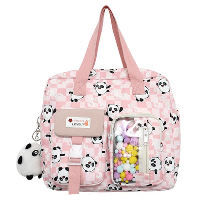 Ladies Waterproof Kawaii Cartoon College Backpack Trendy Women Small School Bag Girl Travel Cute Book Backpack Female Laptop Bag