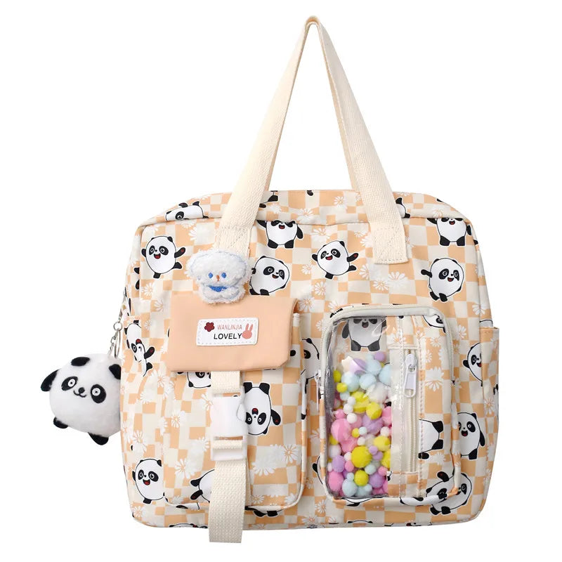 Ladies Waterproof Kawaii Cartoon College Backpack Trendy Women Small School Bag Girl Travel Cute Book Backpack Female Laptop Bag