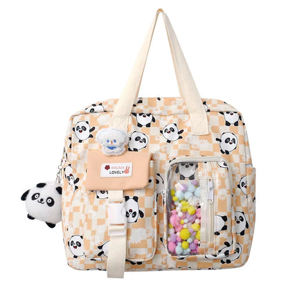 Ladies Waterproof Kawaii Cartoon College Backpack Trendy Women Small School Bag Girl Travel Cute Book Backpack Female Laptop Bag