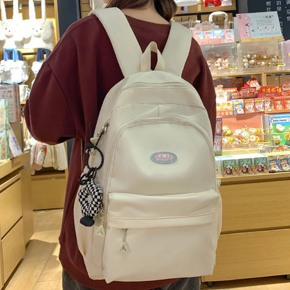 Lady Cute Fashion Female Travel Teenage College Backpack Trendy Girl Kawaii Nylon Leisure Backpack Women Laptop Student Book Bag