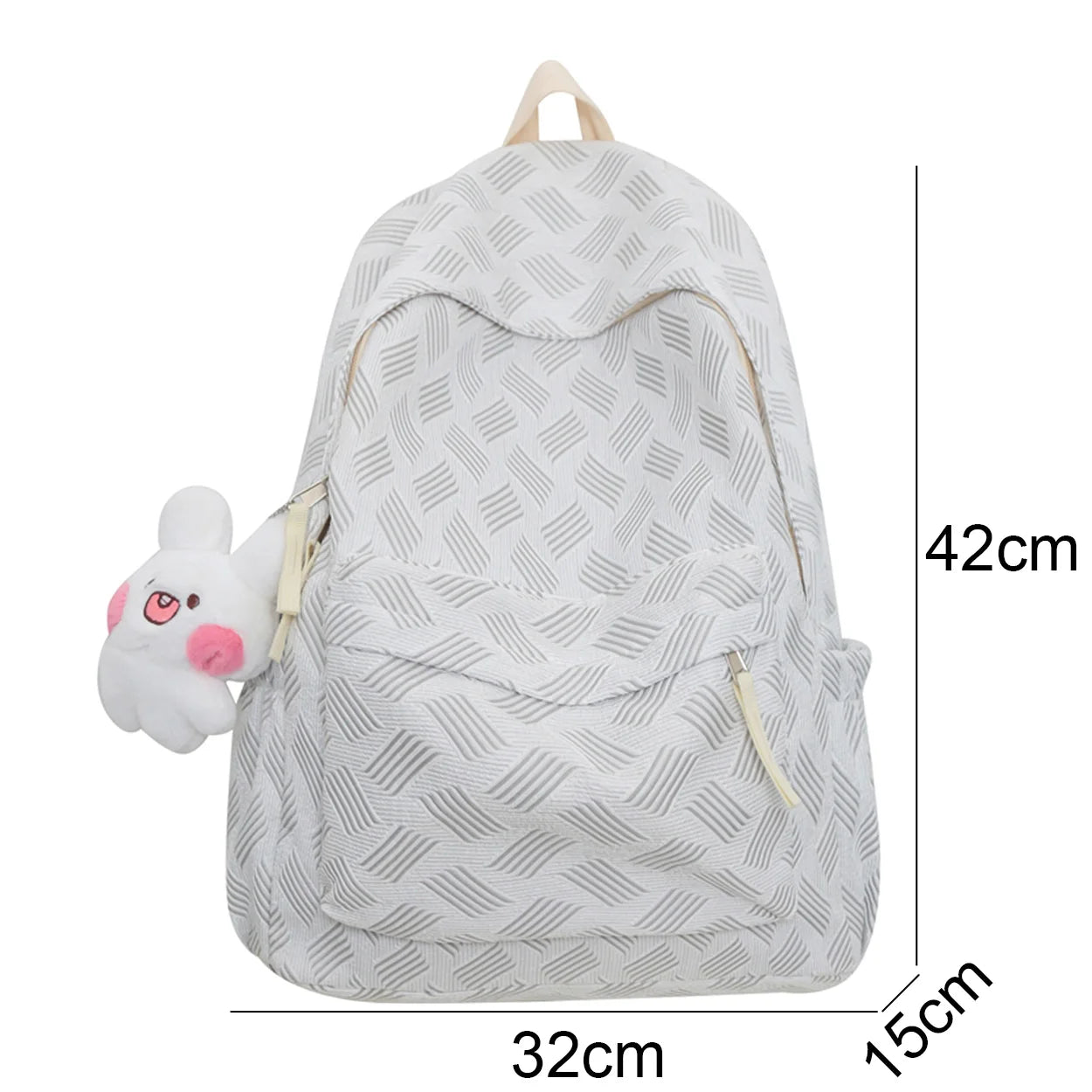 Lady Cute Pink Laptop Female Travel Trendy Student Book Bag New Girl Kawaii Nylon School Bag Fashion Women College Backpack Teen