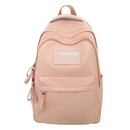 Lady Fashion Pink Waterproof Girl Kawaii Trendy Book Bags Women Travel School Bag Female Cute Nylon Laptop College Backpack Cool