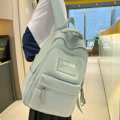 Lady Fashion Pink Waterproof Girl Kawaii Trendy Book Bags Women Travel School Bag Female Cute Nylon Laptop College Backpack Cool