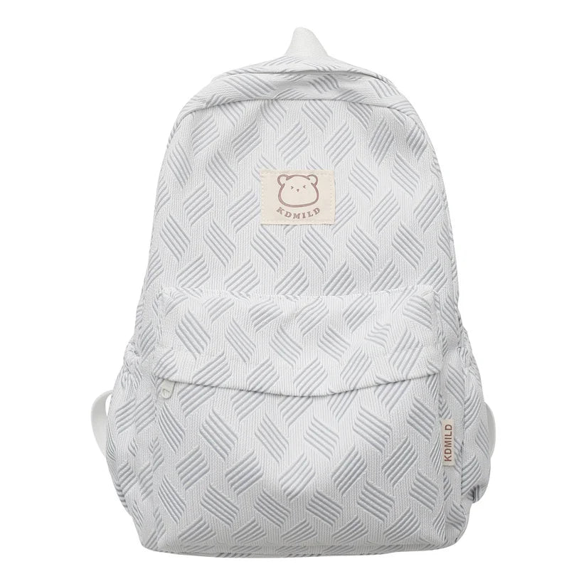 Lady Kawaii Printing Waterproof College Backpack Fashion Women School Bag Girl Travel Cute Book Backpack Female Laptop Nylon Bag