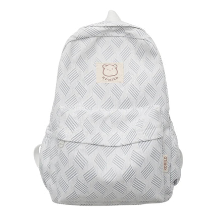 Lady Kawaii Printing Waterproof College Backpack Fashion Women School Bag Girl Travel Cute Book Backpack Female Laptop Nylon Bag