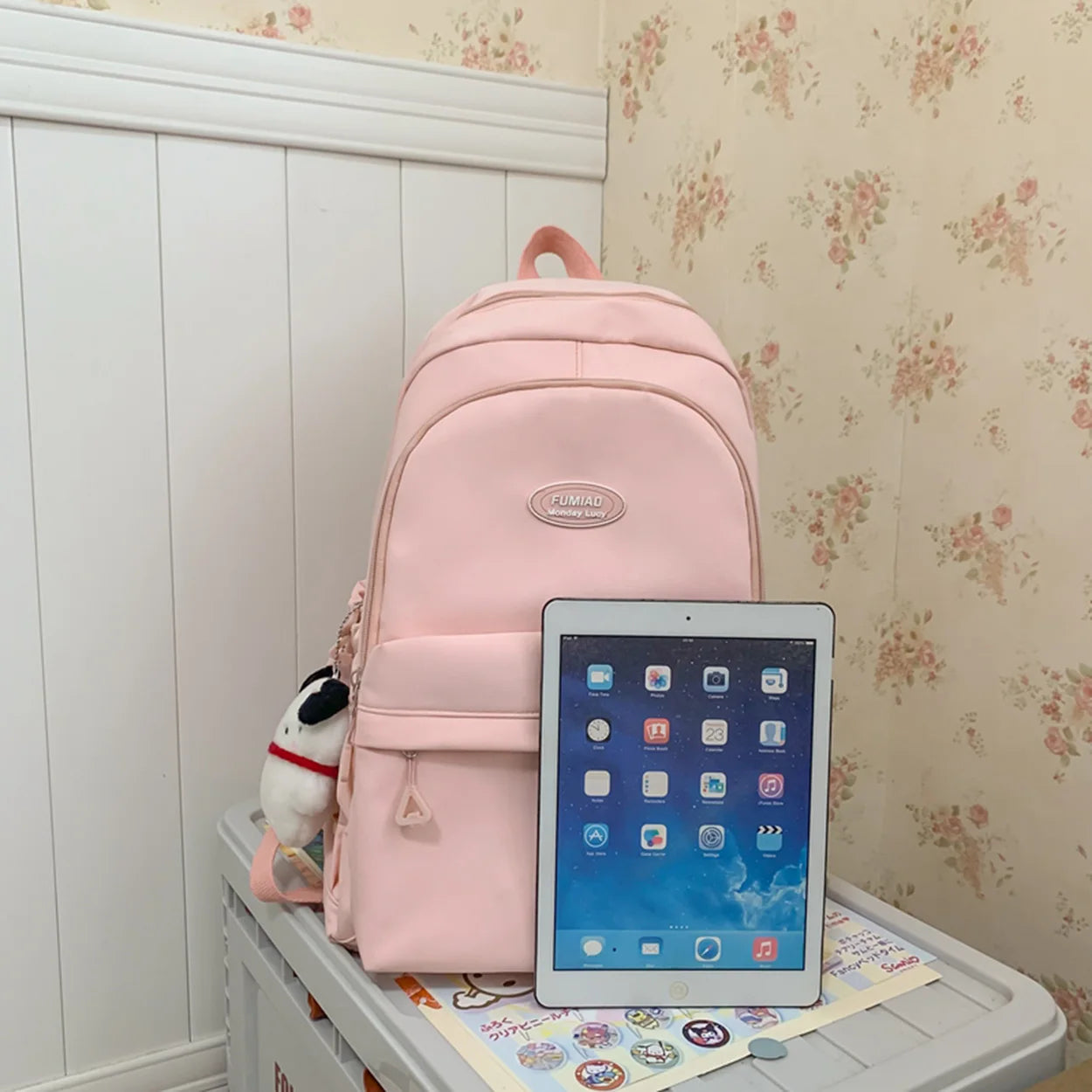 Lady Kawaii Waterproof Laptop Cool Fashion Female Travel High Capacity Book Bag Women College Backpack Girl Nylon School Bag New