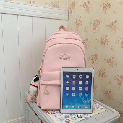 Lady Kawaii Waterproof Laptop Cool Fashion Female Travel High Capacity Book Bag Women College Backpack Girl Nylon School Bag New
