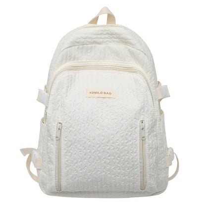 Lady Leisure Pink Women Kawaii New Nylon Laptop Book Bag Trendy Girl Travel School Bag Fashion Cute Female College Backpack Cool