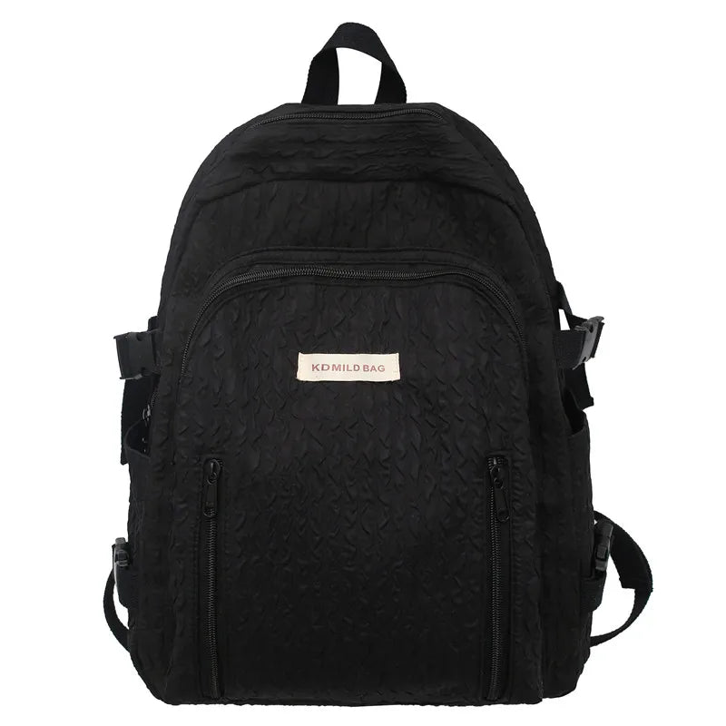 Lady Leisure Pink Women Kawaii New Nylon Laptop Book Bag Trendy Girl Travel School Bag Fashion Cute Female College Backpack Cool