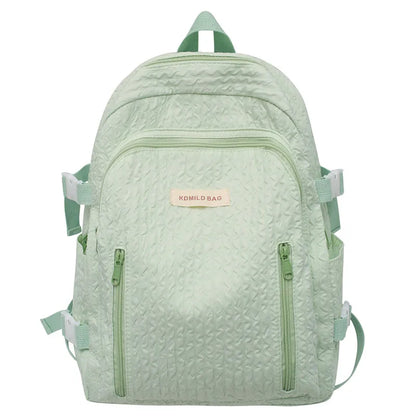 Lady Leisure Pink Women Kawaii New Nylon Laptop Book Bag Trendy Girl Travel School Bag Fashion Cute Female College Backpack Cool