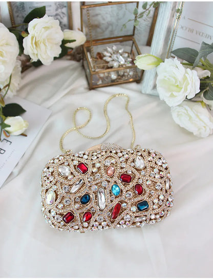 Lady Party Wedding Bridal Diamond Women Evening Bags Clutch Purse Clutches Bags Handbags Bridal Crystal Clutch Minaudiere Bag