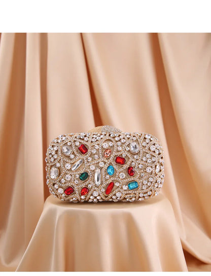 Lady Party Wedding Bridal Diamond Women Evening Bags Clutch Purse Clutches Bags Handbags Bridal Crystal Clutch Minaudiere Bag