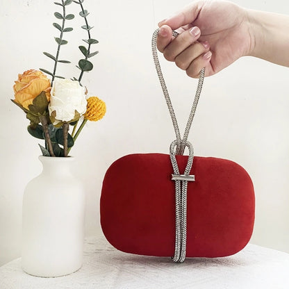 Lady Purse Handle Evening Bag Elegant Party Banquet Wedding Clutches for Women Girl Cocktail Tote Bag Handbag