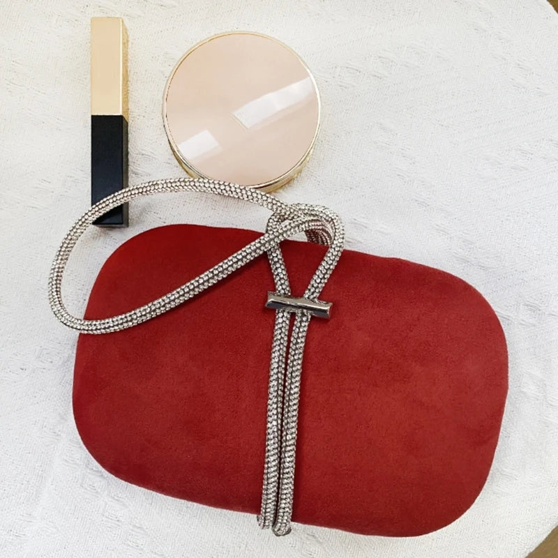 Lady Purse Handle Evening Bag Elegant Party Banquet Wedding Clutches for Women Girl Cocktail Tote Bag Handbag