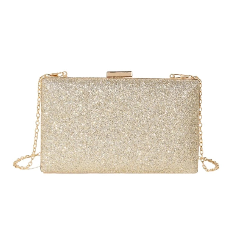 Lady Purse Party Wedding Clutches Handbag for Women Girl Shoulder Bag Crossbody Bag Fashion Beaded Leaf Gold Evening Bag