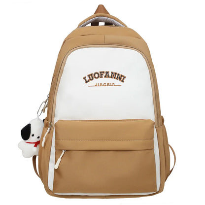 Lady Red High Capacity Nylon Cool Girl Waterproof Travel BookBag Women Laptop School Bag Fashion College Backpack Female Leisure
