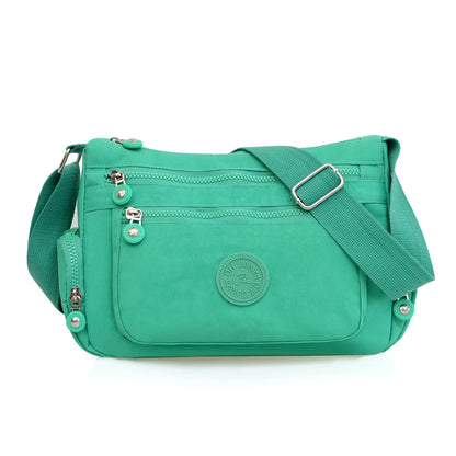 Lady Shoulder Bag Crossbody for Women Waterproof Tote Casual Nylon Purse Handbag RFID Lightweight Messenger Bag