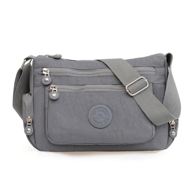 Lady Shoulder Bag Crossbody for Women Waterproof Tote Casual Nylon Purse Handbag RFID Lightweight Messenger Bag