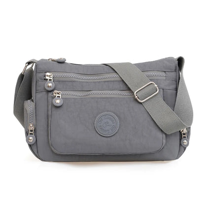 Lady Shoulder Bag Crossbody for Women Waterproof Tote Casual Nylon Purse Handbag RFID Lightweight Messenger Bag