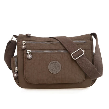 Lady Shoulder Bag Crossbody for Women Waterproof Tote Casual Nylon Purse Handbag RFID Lightweight Messenger Bag