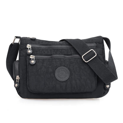 Lady Shoulder Bag Crossbody for Women Waterproof Tote Casual Nylon Purse Handbag RFID Lightweight Messenger Bag
