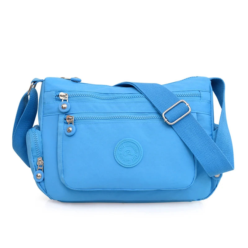 Lady Shoulder Bag Crossbody for Women Waterproof Tote Casual Nylon Purse Handbag RFID Lightweight Messenger Bag