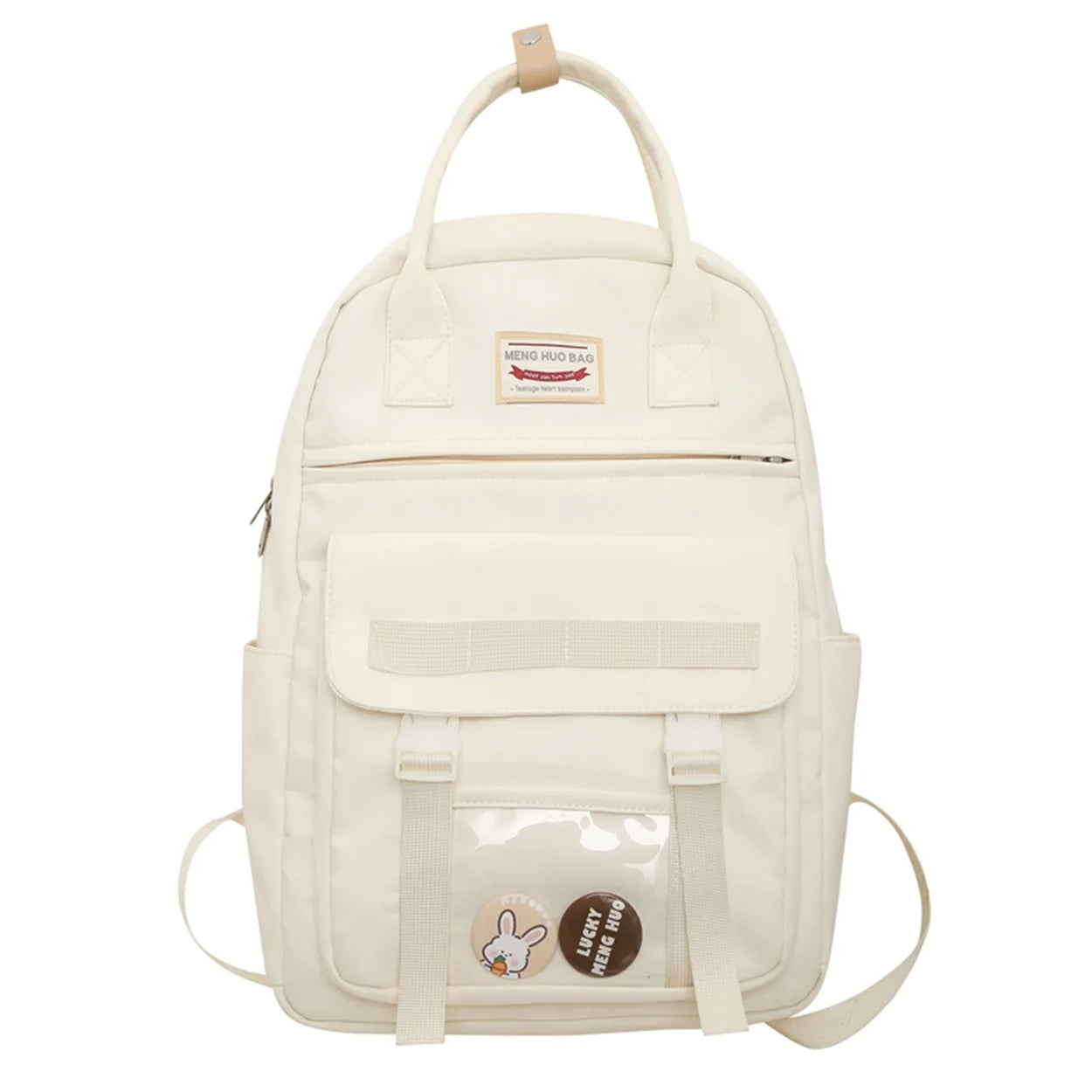Lady Travel Nylon Transparent Book Backpack Girl Waterproof Women Kawaii New School Bags Fashion Female Cute Laptop College Cool