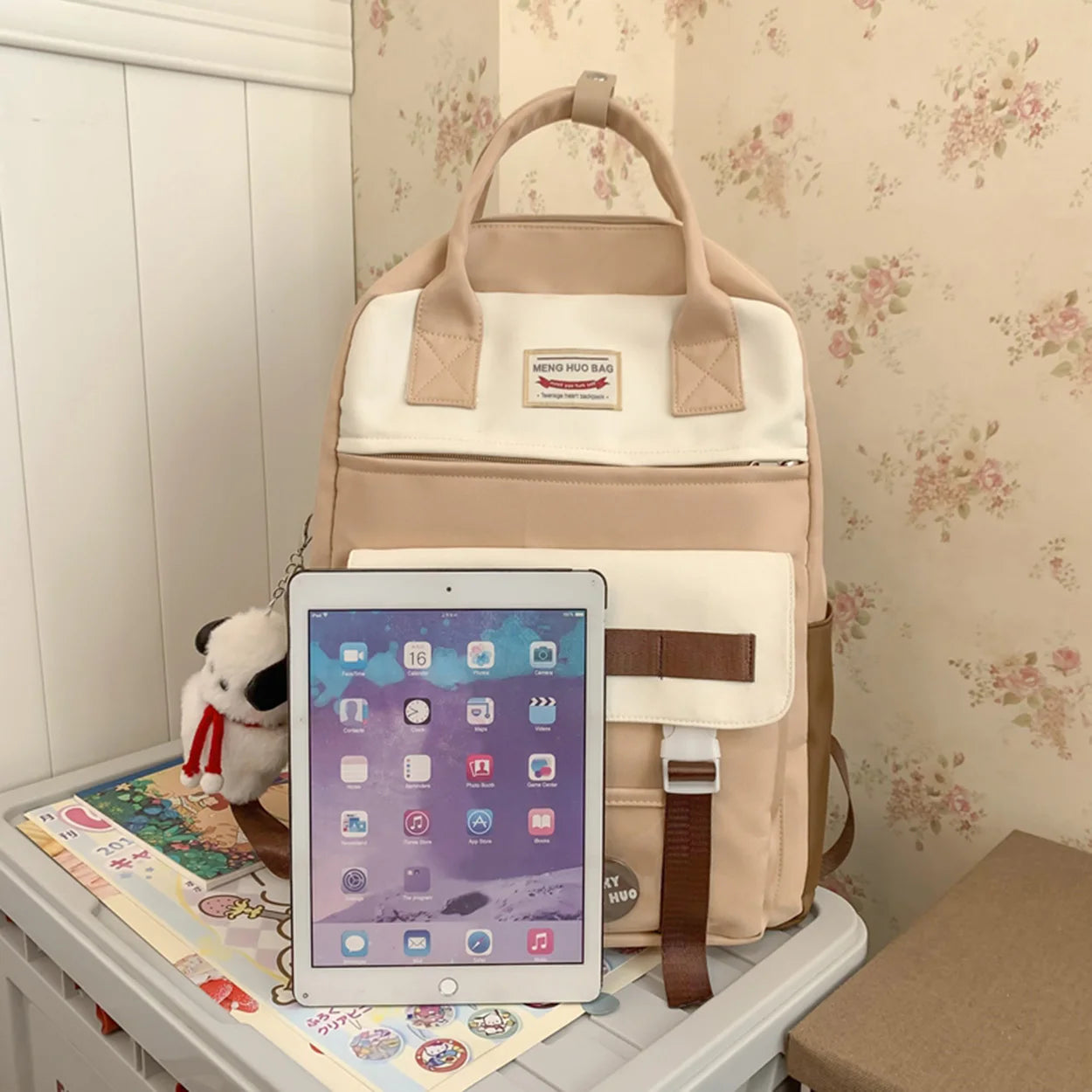 Lady Travel Nylon Transparent Book Backpack Girl Waterproof Women Kawaii New School Bags Fashion Female Cute Laptop College Cool