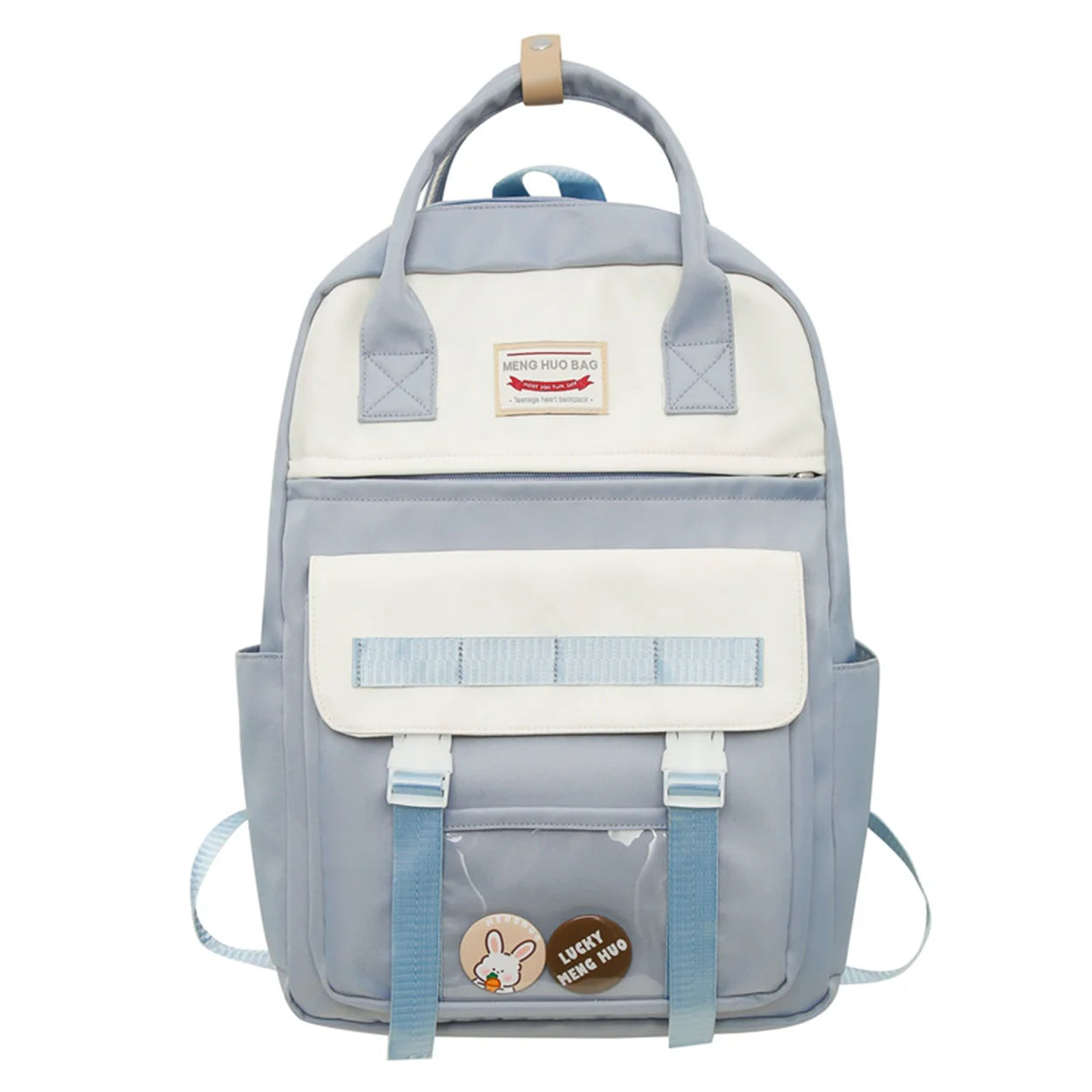 Lady Travel Nylon Transparent Book Backpack Girl Waterproof Women Kawaii New School Bags Fashion Female Cute Laptop College Cool