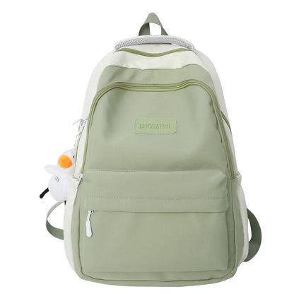 Lady Trendy Purple Waterproof High Capacity Female Travel Book Bag Girl Laptop College Backpack Fashion Women Leisure School Bag