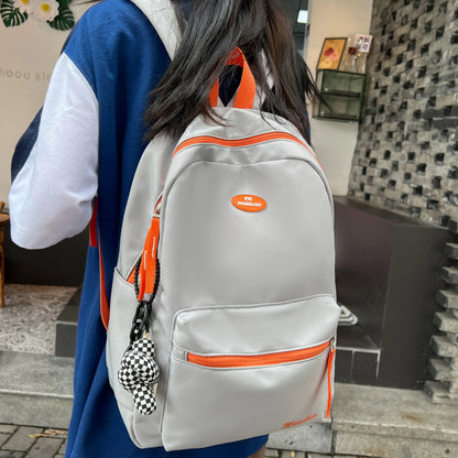 Lady Trendy Waterproof Bag Girl Travel Cute Book Backpack Female Laptop Leisure College Backpack Fashion Women Nylon School Bags