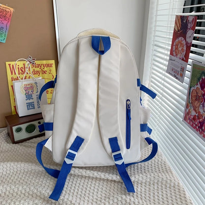 Lady Waterproof Kawaii College Backpack Girl Travel Trendy Nylon Book Bag Women School Fashion Laptop Female Leisure Student Bag