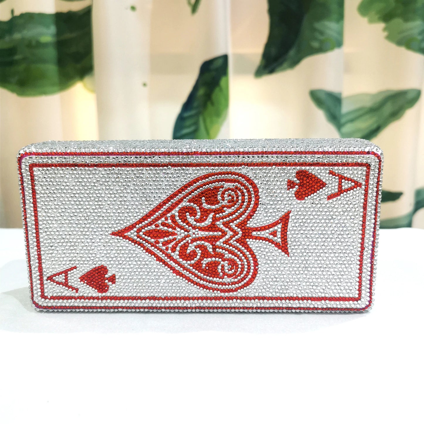 Lady White Rhinestone Clutch Purse Luxury Ladies Party Purses Fashion Women Square Shape Gemstone Handbags Female Prom Gift Bags