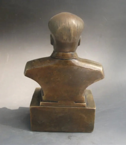 Langka Seiko Ukiran Tembaga Kuningan Bronze 'Ketua Mao Zedong Statue"