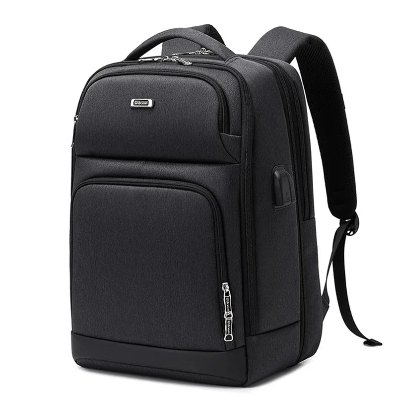 Laptop Backpack 18in Business LeisureTravel Backpacks with USB Port Large Capacity Work Computer Bags for Women Men (Black-C)