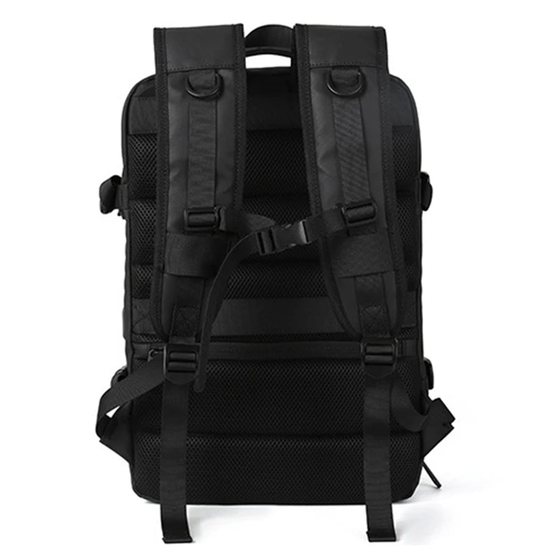 Laptop Backpack For Men Nylon High Quality USB Port Backpack 17.3''Expanded Large Capacity Backpack  Waterproof Travel Backpack