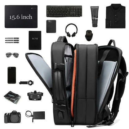 Laptop Backpack Men Usb Waterproof Large Capacity Bag for Man Travel The Plane Bussines Fashion Outdoor Multifunctional Pack New