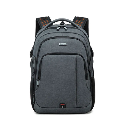 Laptop Backpack for Men Trendy Capacity Casual USB Port Schoolbag Business Backpacks Oxford Wear-resistant Waterproof Travel Bag