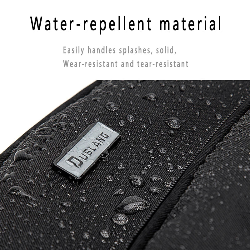Laptop Backpack for Men Trendy Capacity Casual USB Port Schoolbag Business Backpacks Oxford Wear-resistant Waterproof Travel Bag