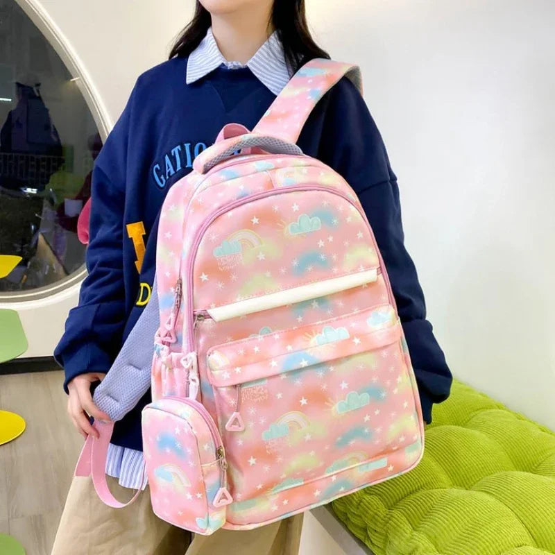 Laptop Backpacks  School Bag College Backpack  Lightweight Waterproof Travel Daypack Large Bookbags for Teenage Students