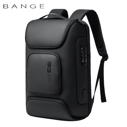 Laptop Business Backpack Men Fashion 15.6 in Office Work Man Backpack Bag Unisex Black Male Password Backpack Women Mochila