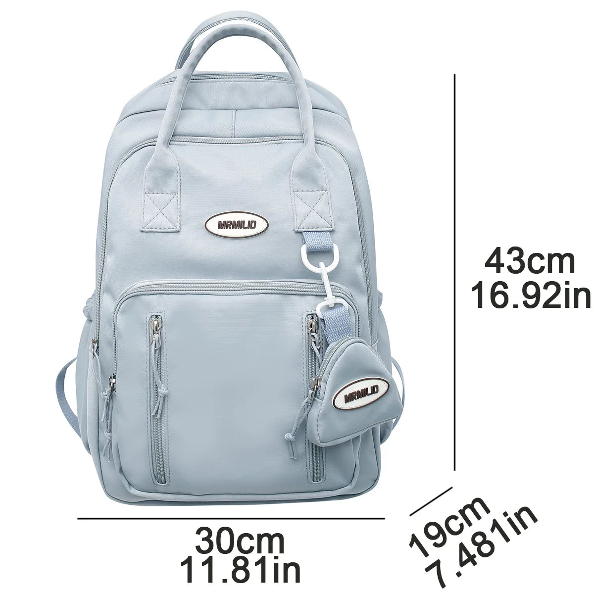 Laptop Pink Female Coin Purse Waterproof Student BookBag Lady Kawaii Fashion Girl Nylon College Backpack Women Travel School Bag